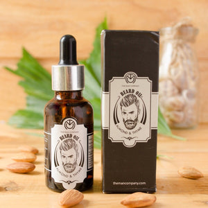 All Natural Almond and Thyme Beard Oil