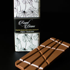 Belgian Toasted Sesame Seed & Milk Chocolate Bar