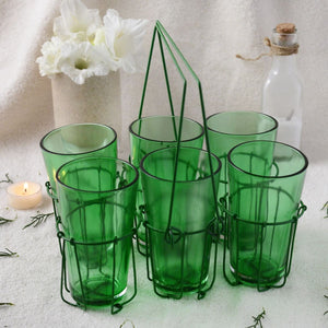 Artisan Green Chai Glass Set