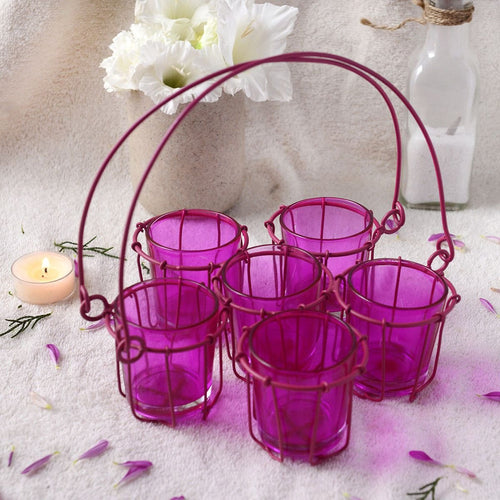 Artisan Pink Chai Glass Set