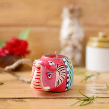 Handmade Elephant Candle Holder From The Tales Of Panchatantra