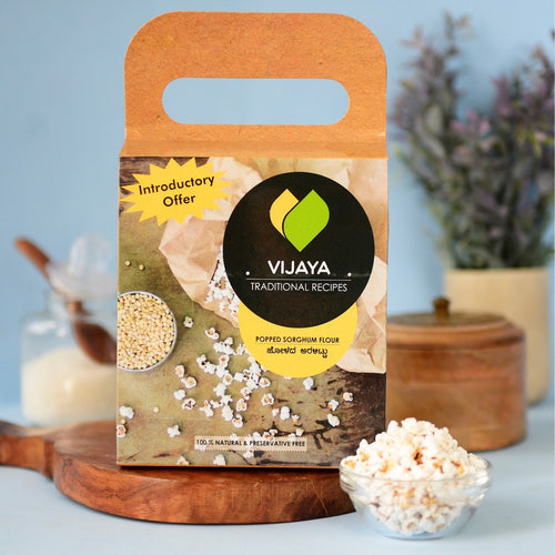 100% Natural Sorghum Popped Flour (Pack of 2)