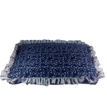 Handmade Blue Frames In Cotton Doggie Bed