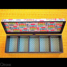 Decoupage Watch Box (5 Partitions)
