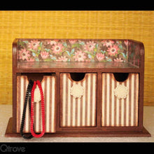 Decoupage Mini Set of 3 Drawers
