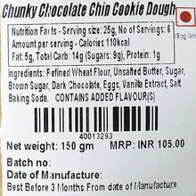 Frozen Cookie Dough - Chunky Chocolate Chip