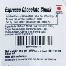 Frozen Cookie Dough - Espresso Chocolate Chunk