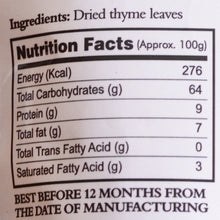 Dried Premium Thyme Leaves