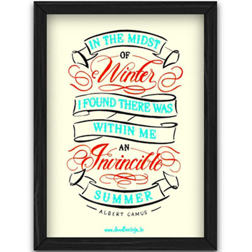 Albert Camus Quote Frame