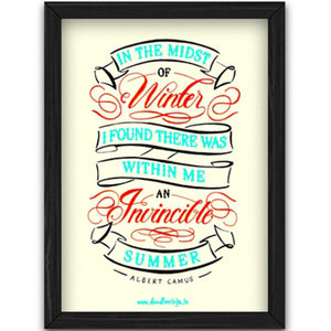 Albert Camus Quote Frame