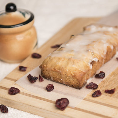 Banana Cranberry Tea cake
