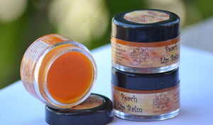 100% Natural Peach Lip Balm