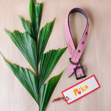Eco-Friendly Jute Dog Collar Pink - Small