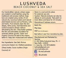 Handcrafted Beach Coconut And Sea Salt Soap
