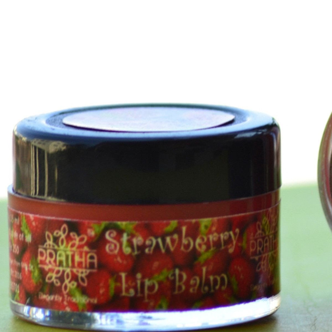 100% Natural Strawberry Lip Balm