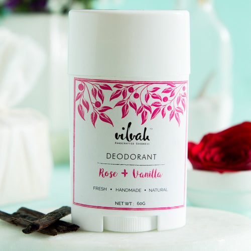 All Natural Rose And Vanilla Roll-On Deodorant